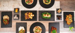macro sixpax meal on slates